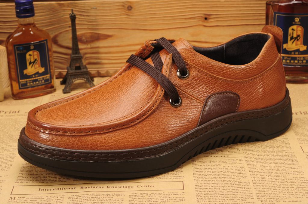 广州双牛世家真皮鞋厂现货批发品牌男女皮鞋