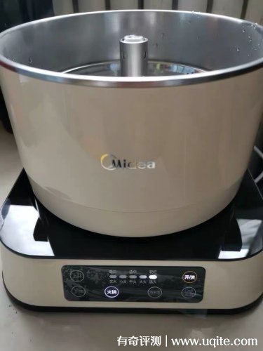 美的自动升降火锅怎么样好用吗多少钱，一体蒸煮锅使用体验（价格299）